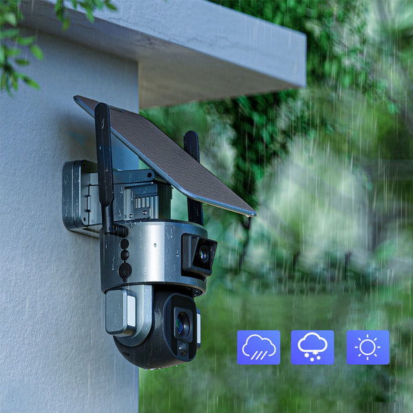 SecurePro® Wireless Solar Zoom Security Camera
