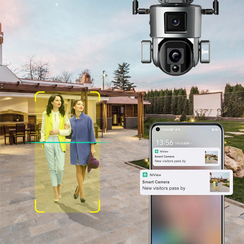 SecurePro® Wireless Solar Zoom Security Camera