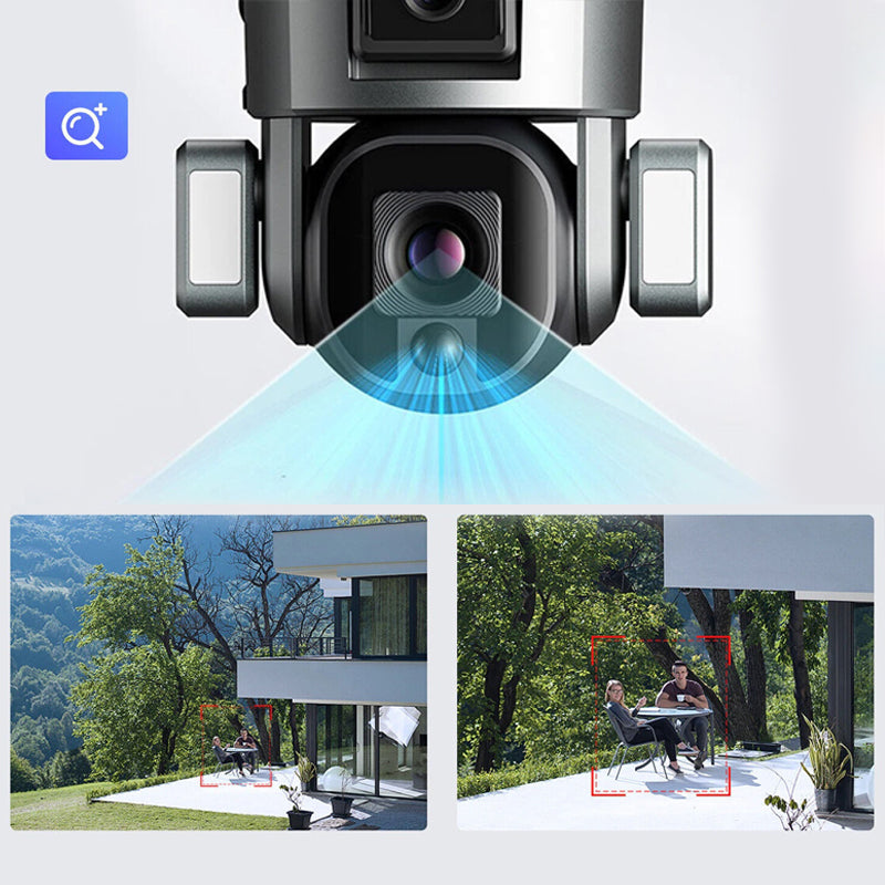 SecurePro® Wireless Solar Zoom Security Camera