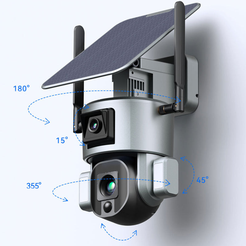 SecurePro® Wireless Solar Zoom Security Camera